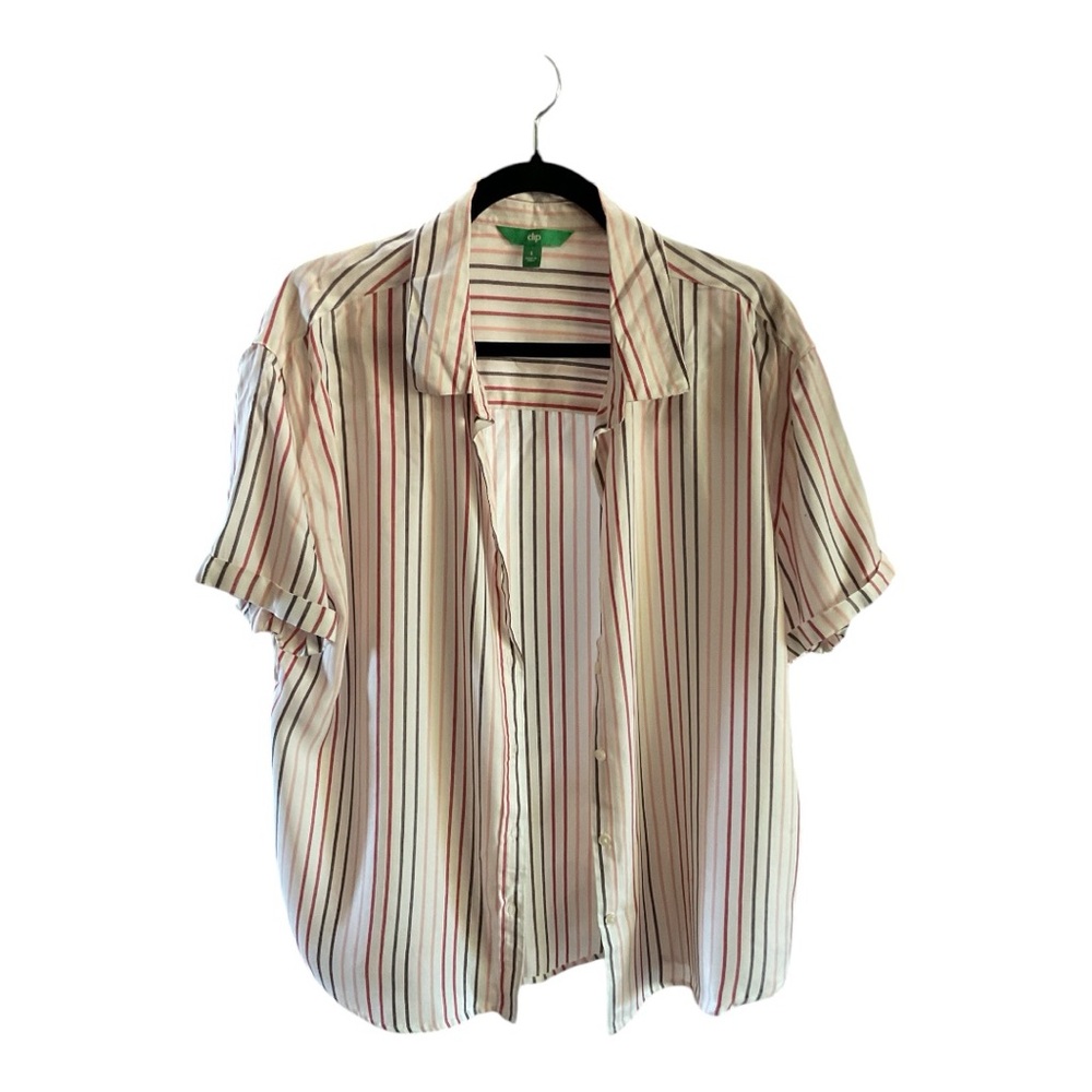 Women's Striped Short Sleeve Shirt
